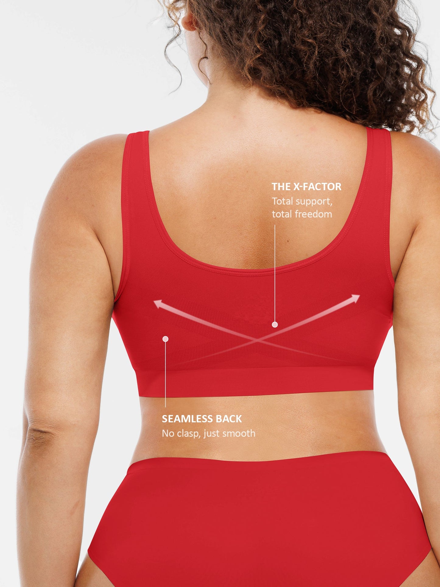 Feelingirl Seamless No Underwire Full Coverage Bra
