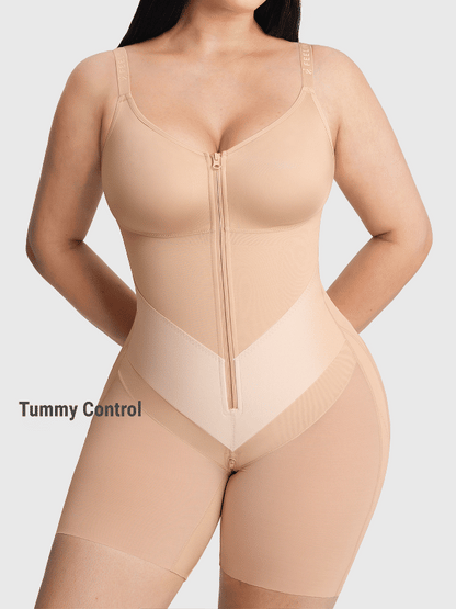 Feelingirl Full-Coverage Chest Faja Tummy Control Butt Lift Bodysuit
