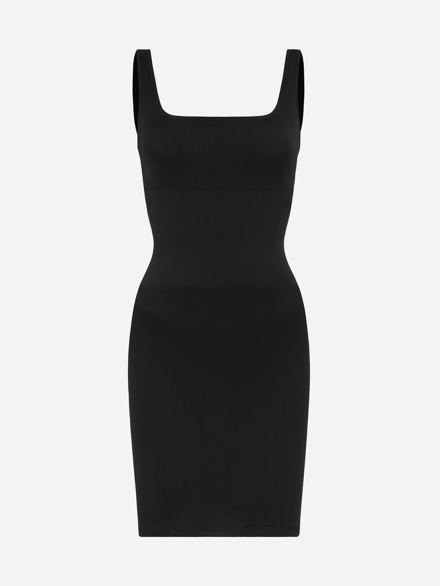 Tummy Control Square Neck Everyday Dress