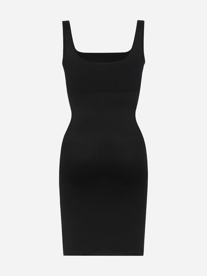 Tummy Control Square Neck Everyday Dress