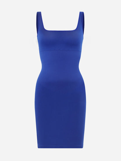 Tummy Control Square Neck Everyday Dress