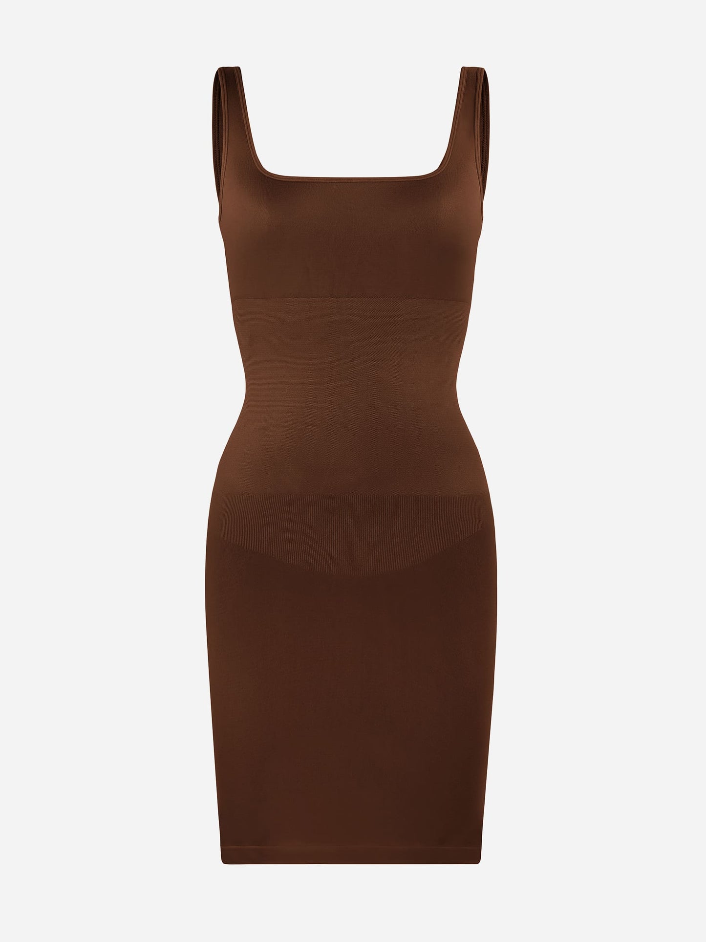 Tummy Control Square Neck Everyday Dress
