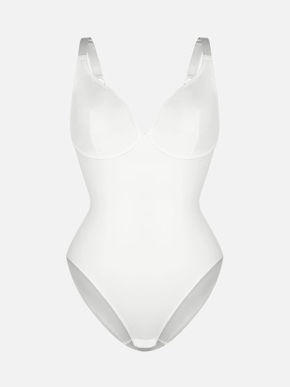 V-Neck Tummy Control Bodysuit