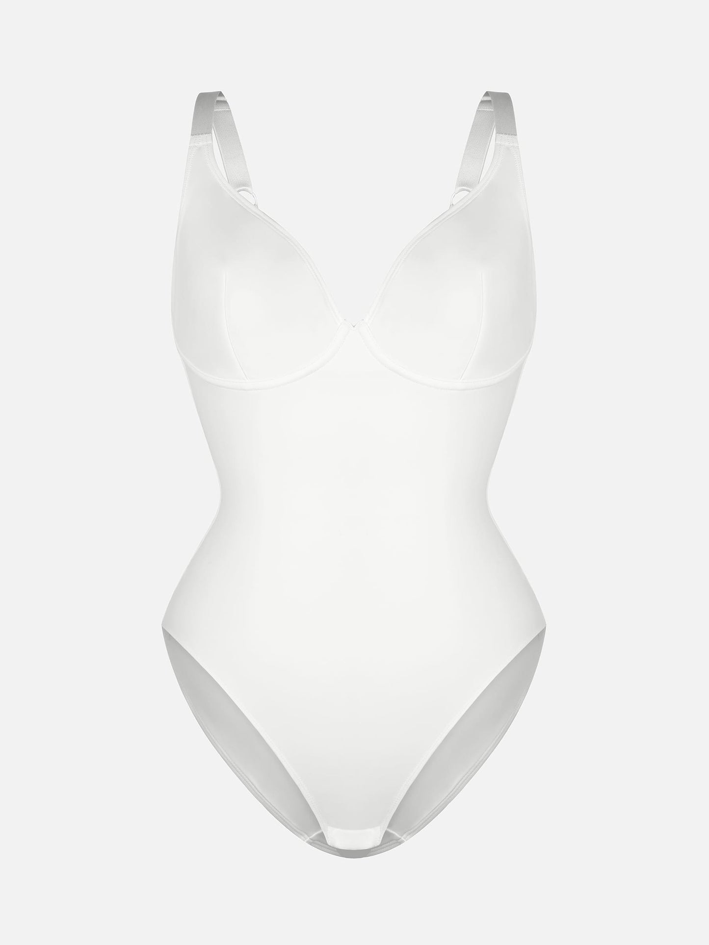 V-Neck Tummy Control Sculpt Bodysuit