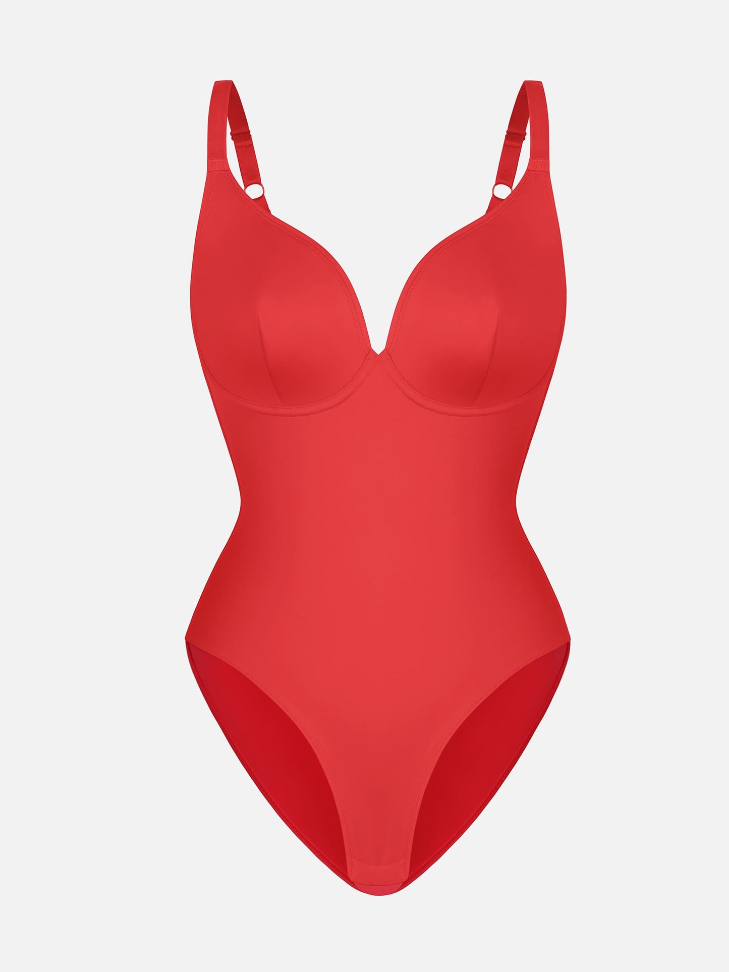 V-Neck Tummy Control Sculpt Bodysuit