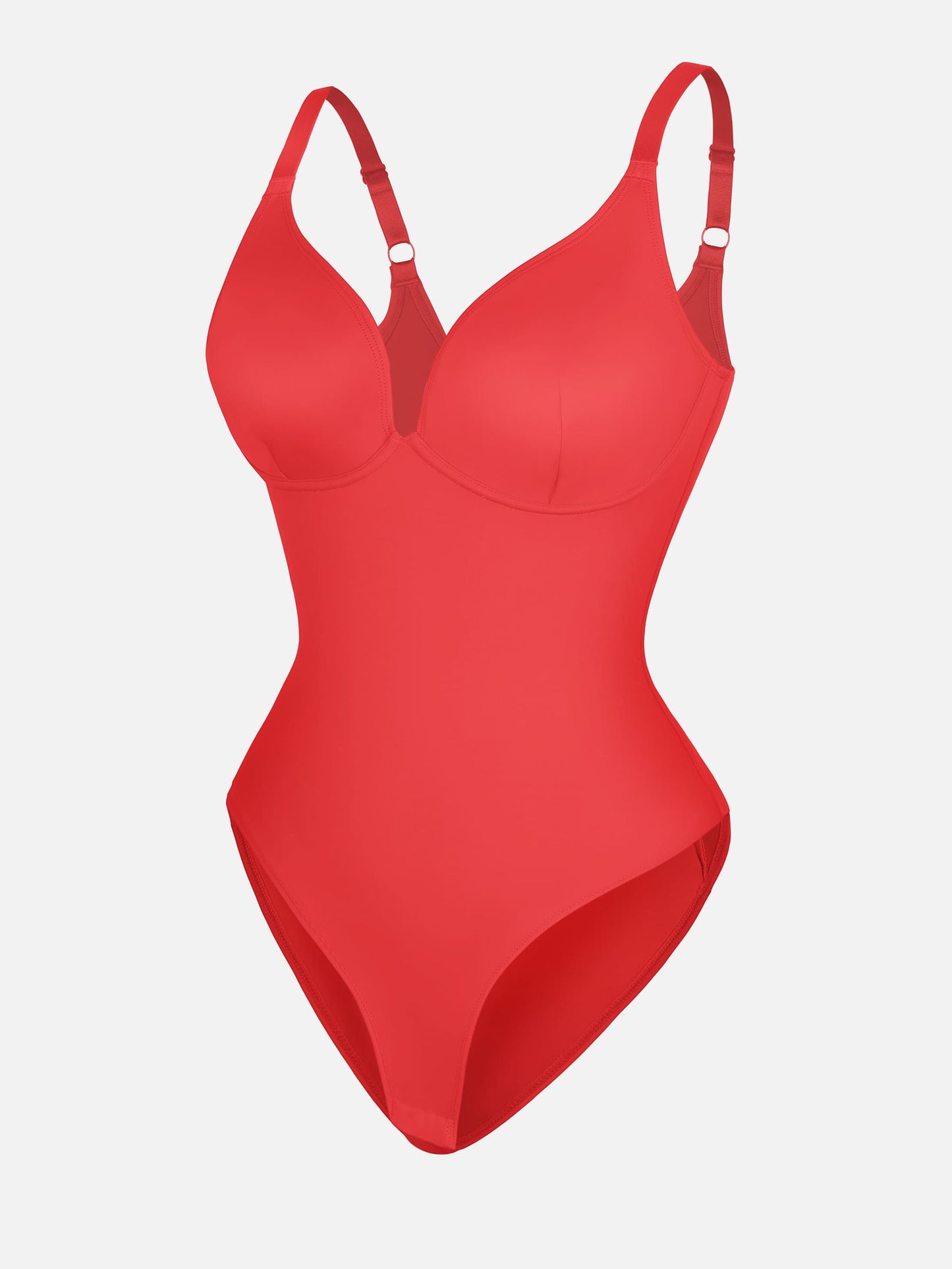 V-Neck Tummy Control Sculpt Bodysuit