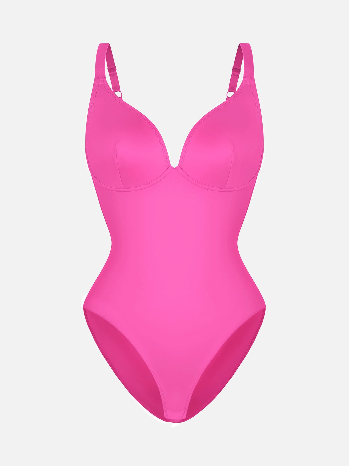 V-Neck Tummy Control Sculpt Bodysuit