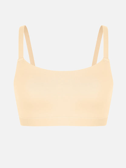 Feelingirl Everyday Wireless Invisible Square Neck Bra