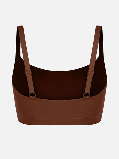 Feelingirl Everyday Wireless Invisible Square Neck Bra
