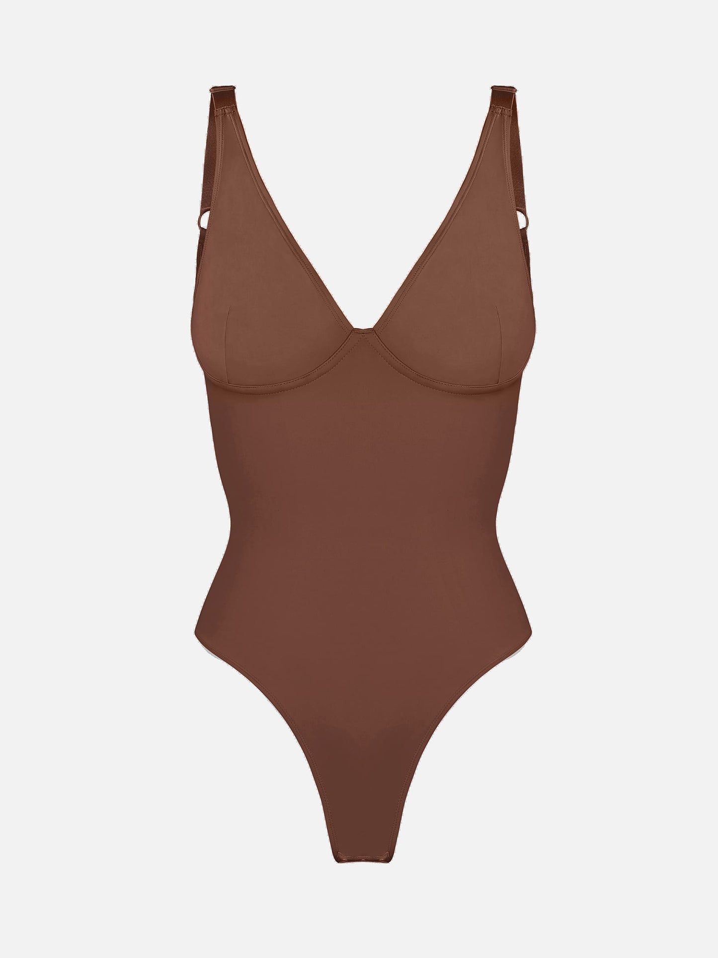 V-Neck Tummy Control Bodysuit