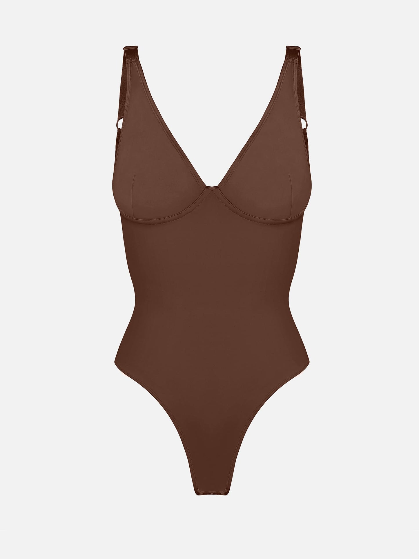 V-Neck Tummy Control Bodysuit