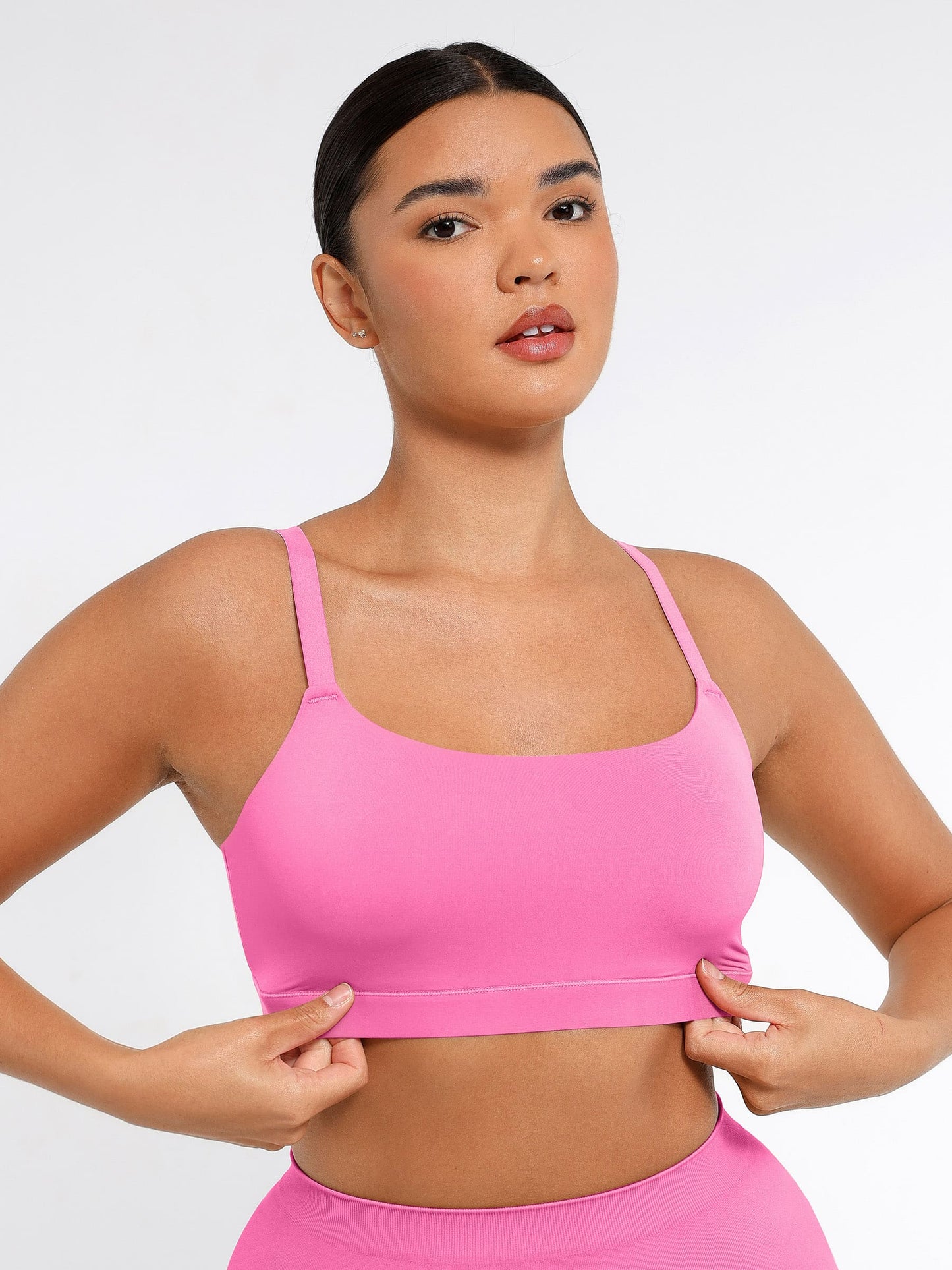 Feelingirl Everyday Wireless Invisible Square Neck Bra