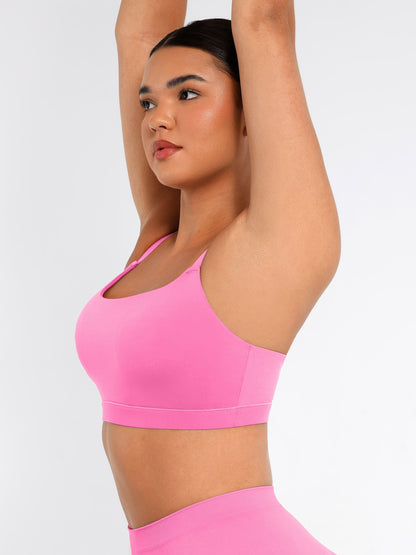 Feelingirl Everyday Wireless Invisible Square Neck Bra