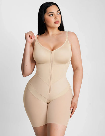 Feelingirl Full-Coverage Chest Faja Tummy Control Butt Lift Bodysuit