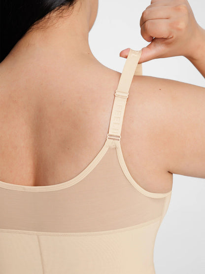 Feelingirl Full-Coverage Chest Faja Tummy Control Butt Lift Bodysuit