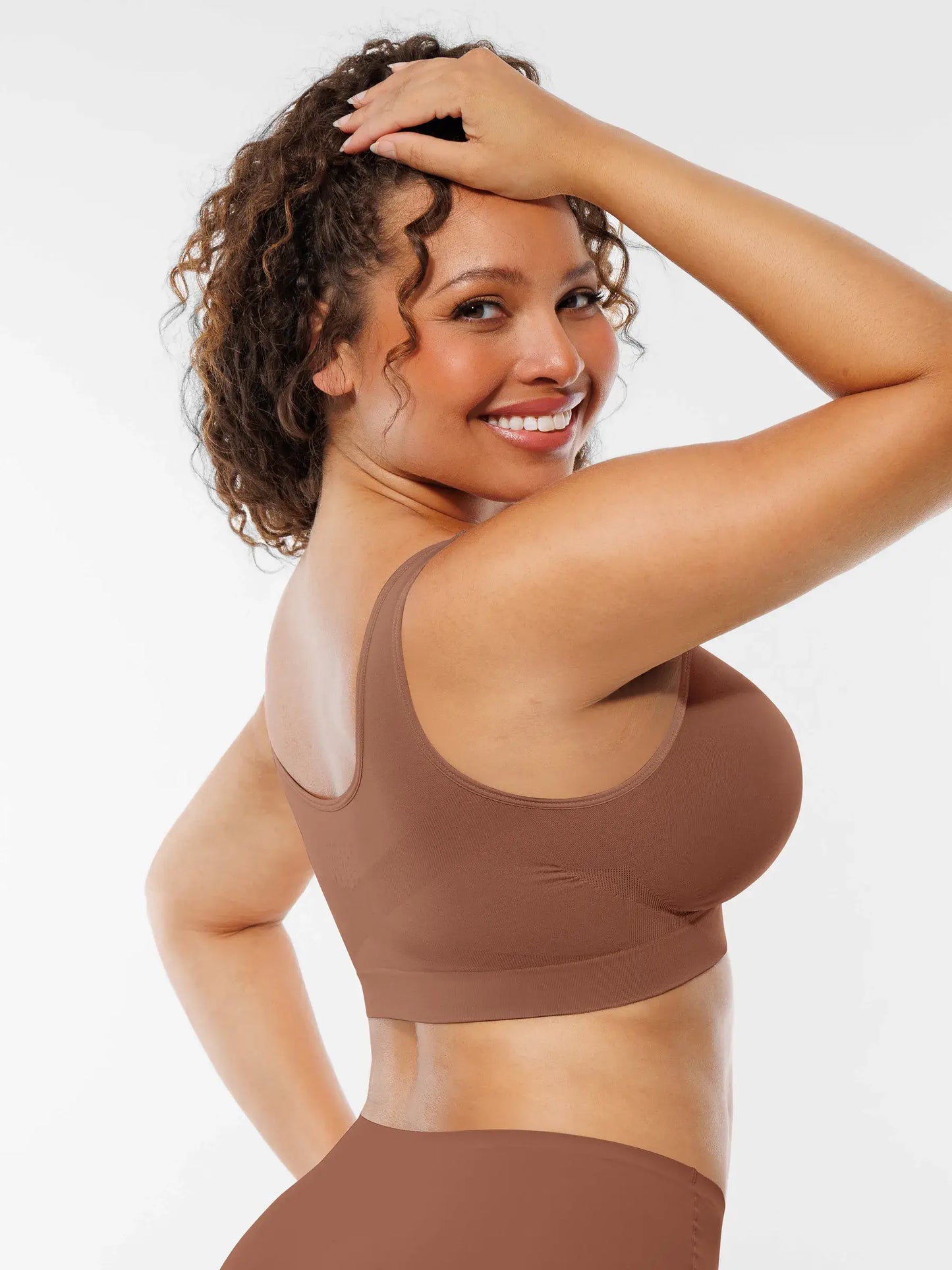 Feelingirl Seamless No Underwire Full Coverage Bra