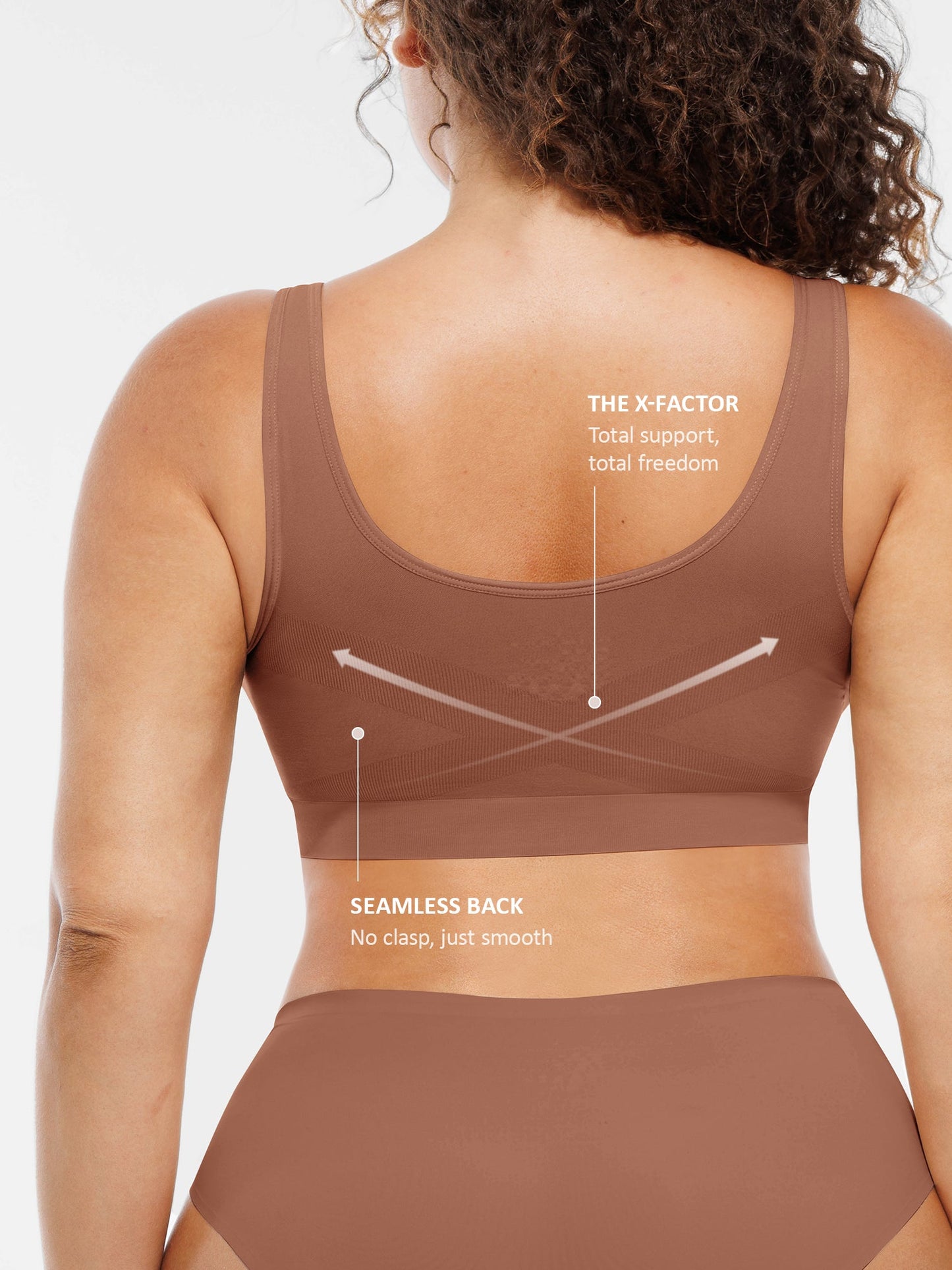 Feelingirl Seamless No Underwire Full Coverage Bra