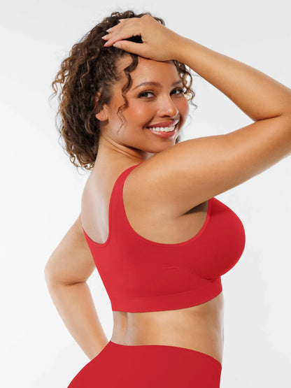 Feelingirl Seamless No Underwire Full Coverage Bra