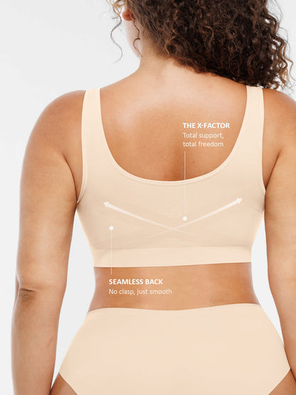 Feelingirl Seamless No Underwire Full Coverage Bra