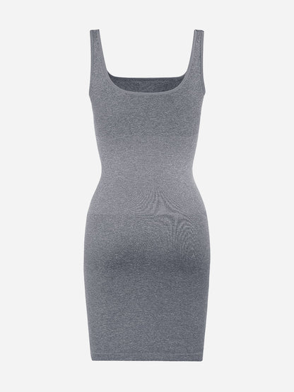 Tummy Control Square Neck Everyday Dress