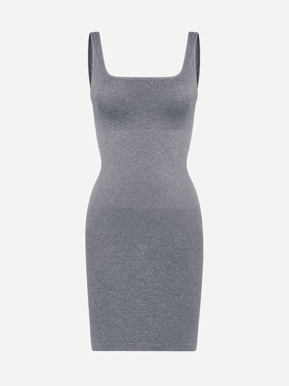 Tummy Control Square Neck Everyday Dress