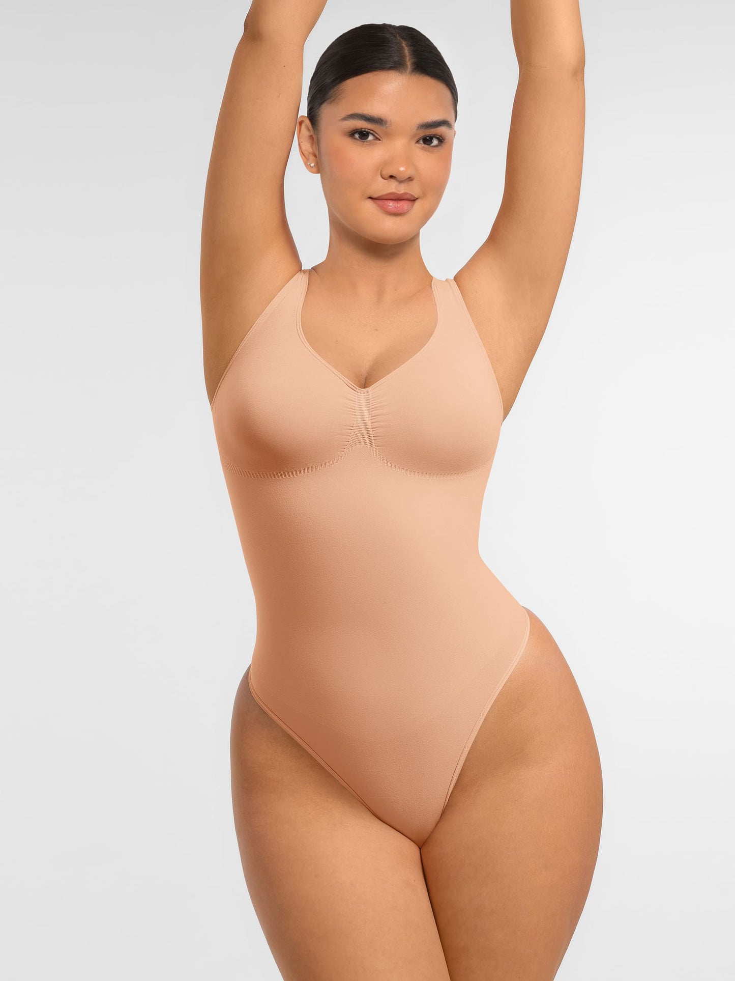 Tummy Control Seamless Wide Strap Bodysuit