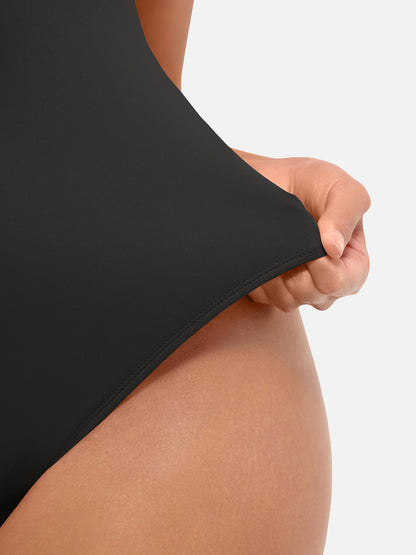 V-Neck Tummy Control Bodysuit