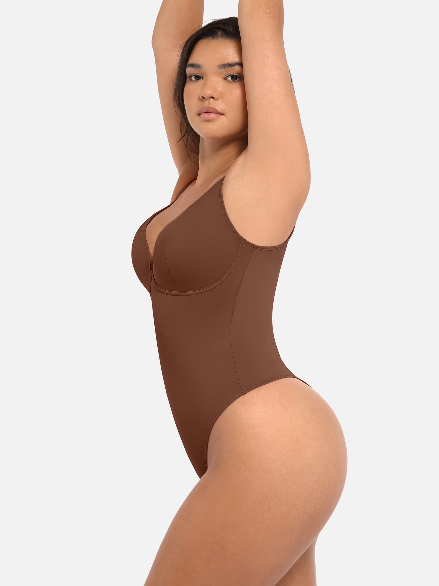 V-Neck Tummy Control Bodysuit