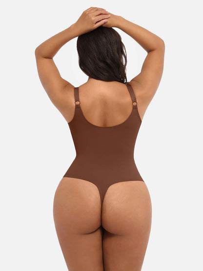V-Neck Tummy Control Bodysuit