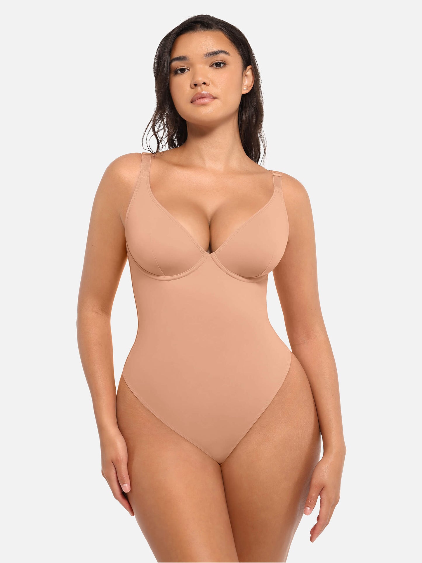 V-Neck Tummy Control Bodysuit