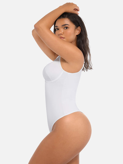 V-Neck Tummy Control Bodysuit