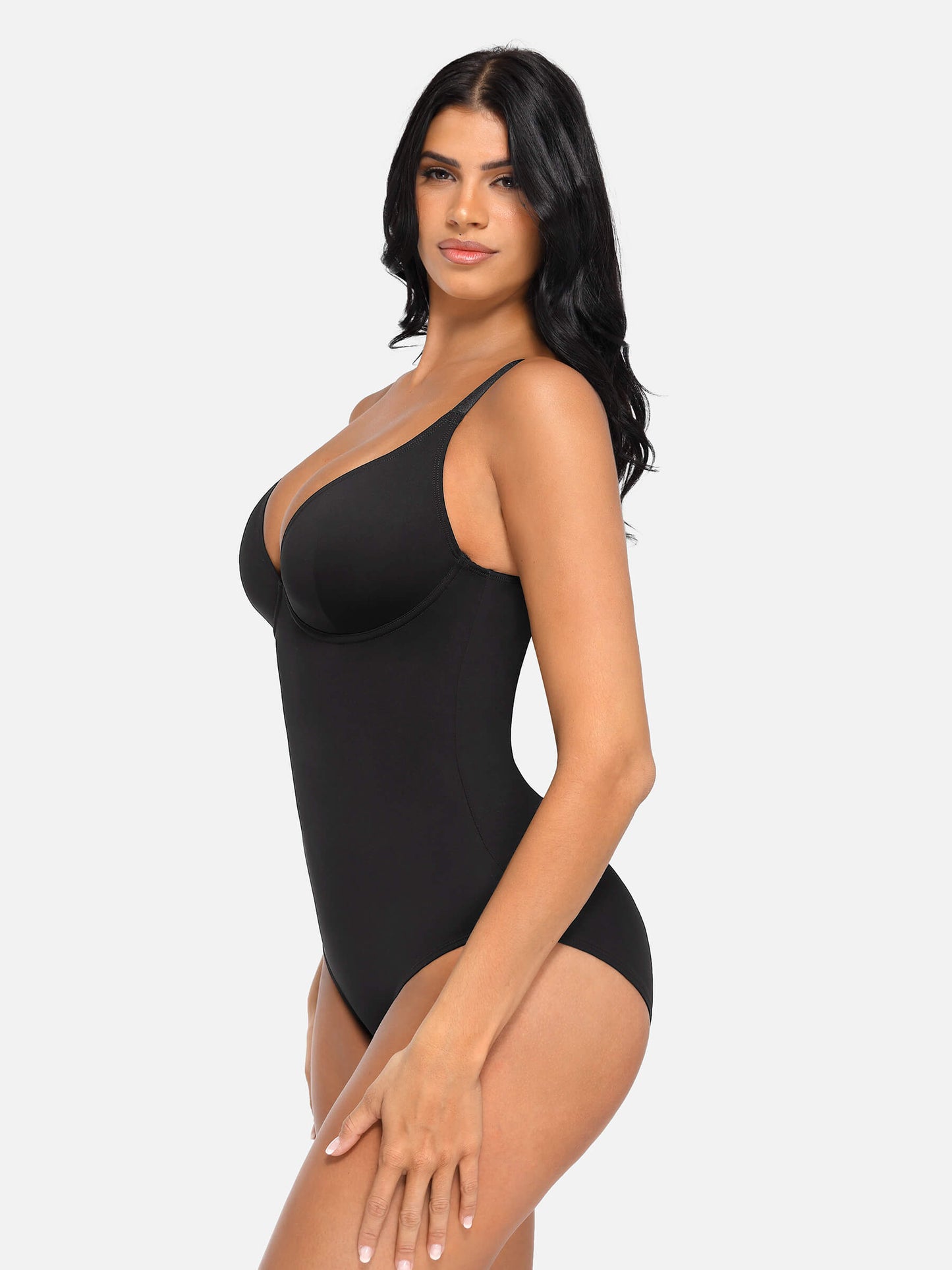 V-Neck Tummy Control Bodysuit
