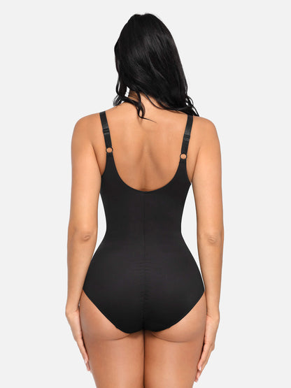 V-Neck Tummy Control Bodysuit