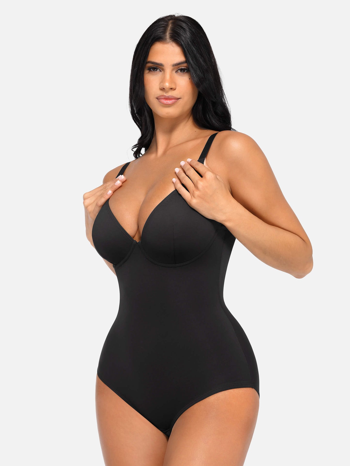 V-Neck Tummy Control Bodysuit