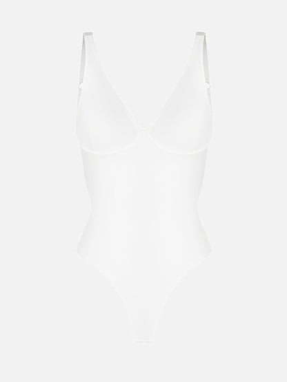 V-Neck Tummy Control Bodysuit