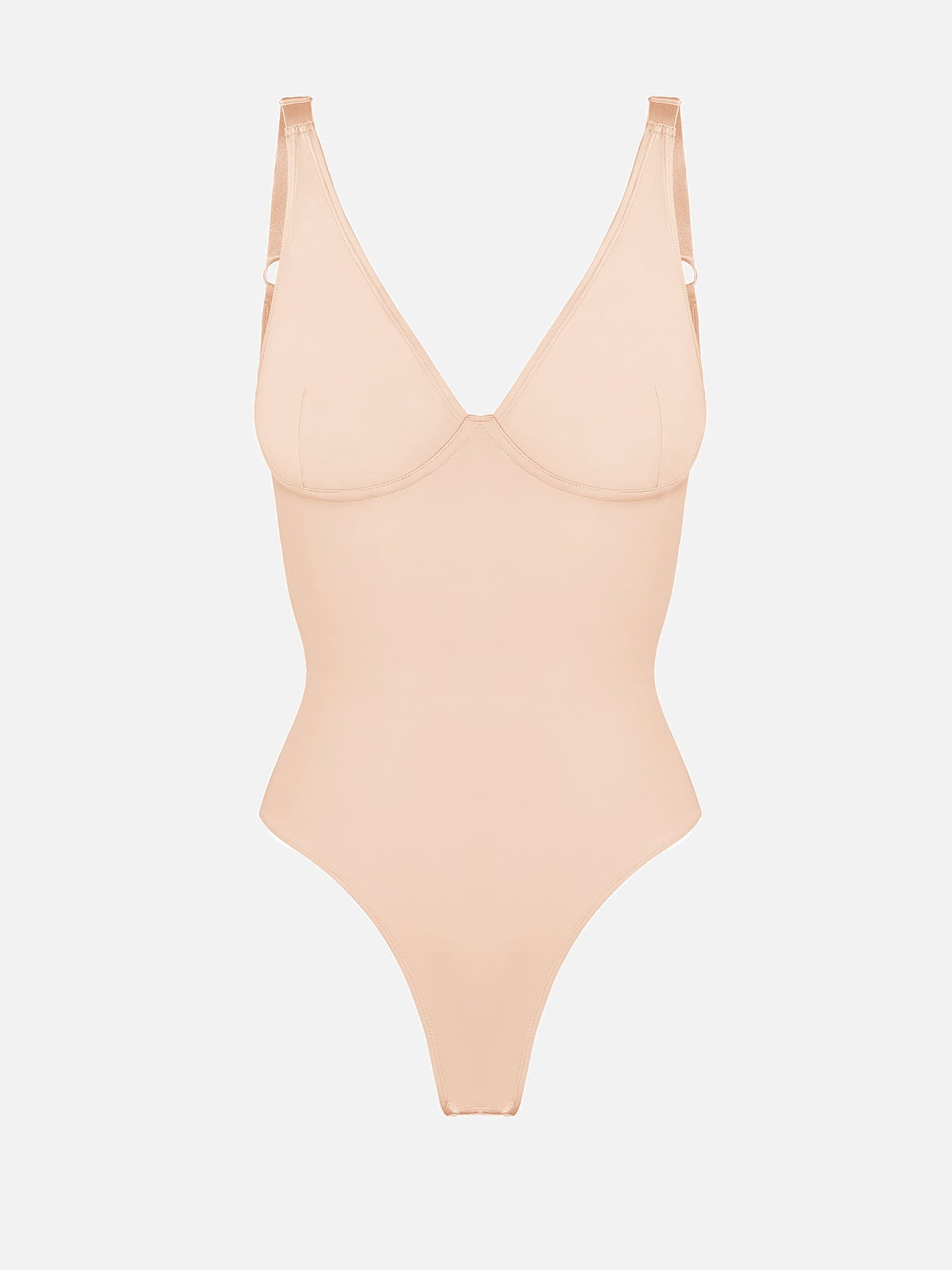 V-Neck Tummy Control Sculpt Bodysuit