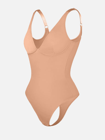 V-Neck Tummy Control Bodysuit