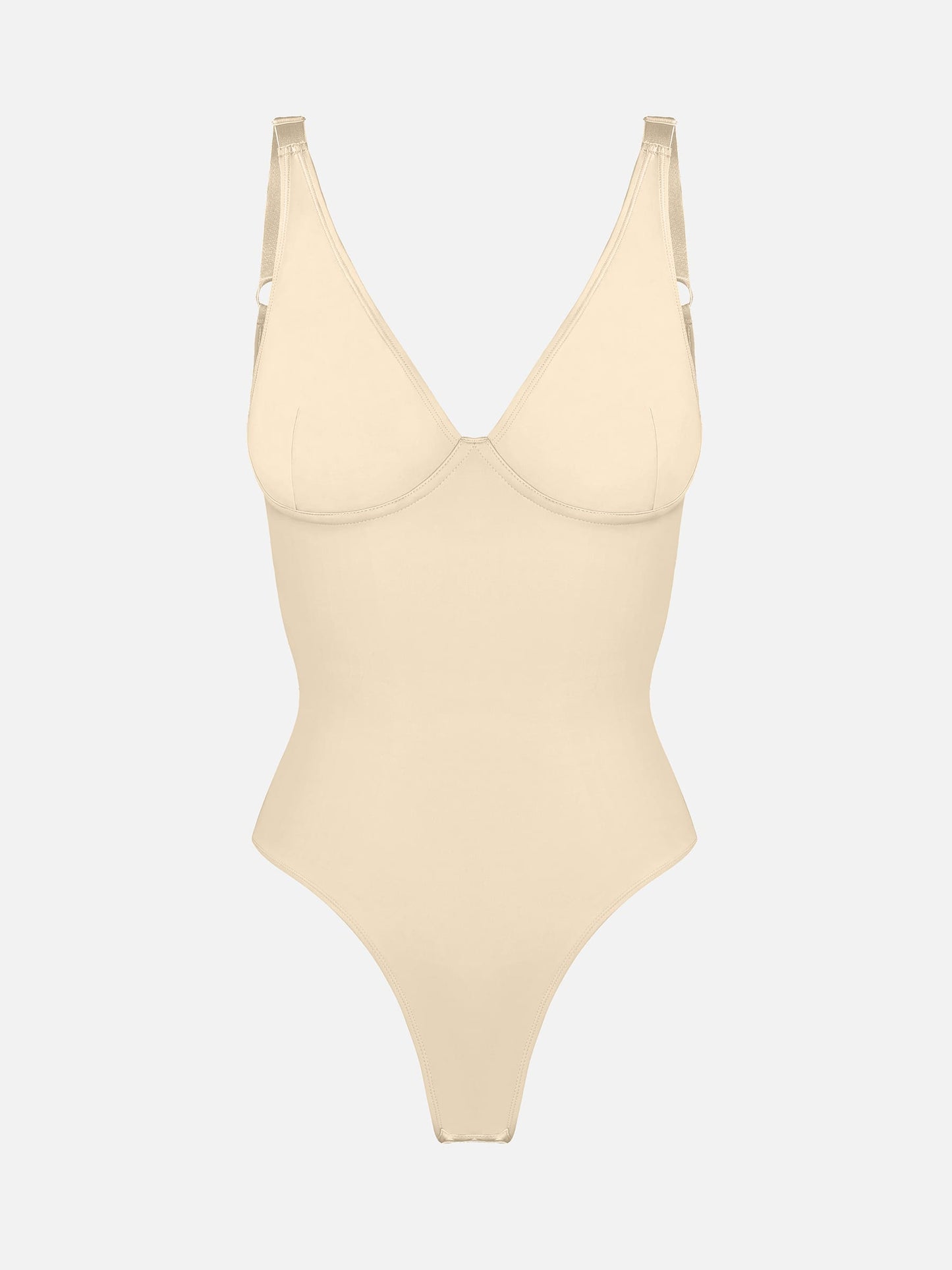V-Neck Tummy Control Bodysuit