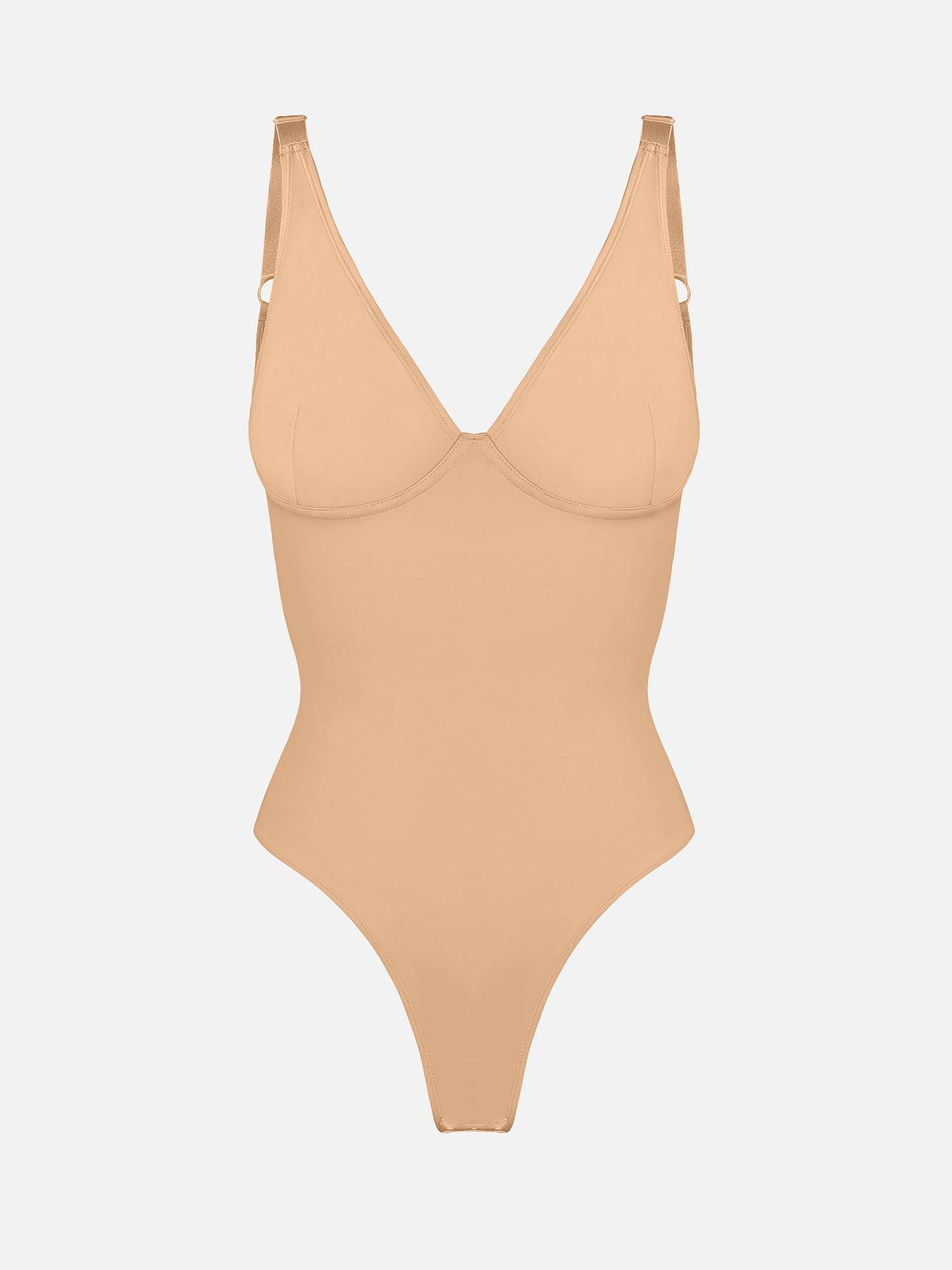 V-Neck Tummy Control Sculpt Bodysuit